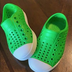 Toddler Native Bright Green Shoes